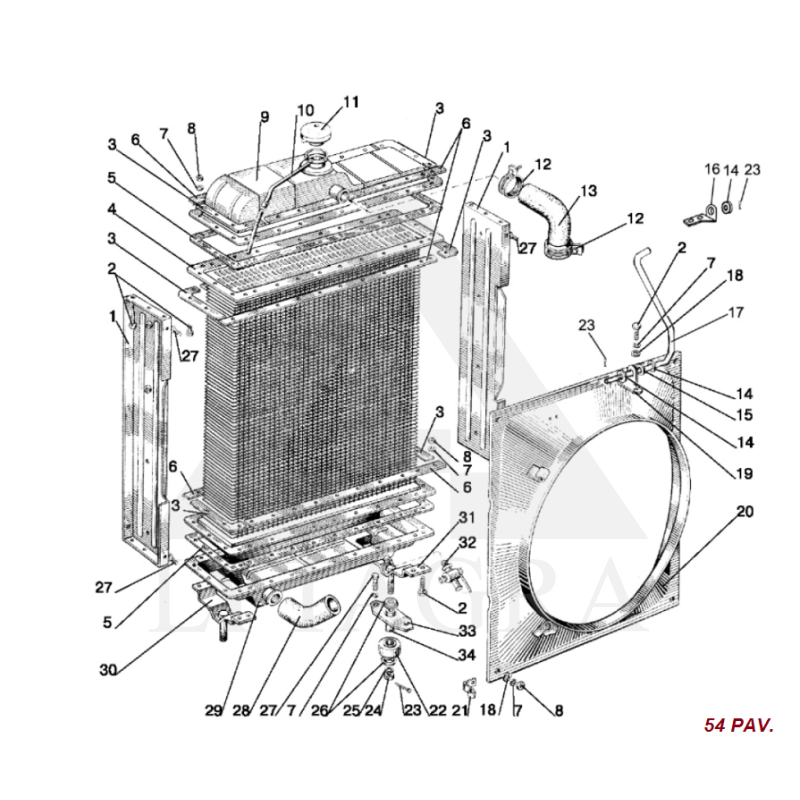 70U-1301010 RADIATORS (ALUM.)