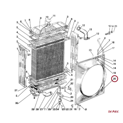 70-1309080 RADIATORA DIFUZORS