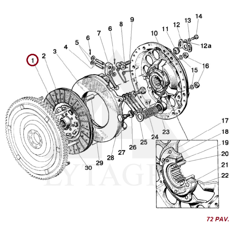 85-1601130 SAJŪGA DISKS