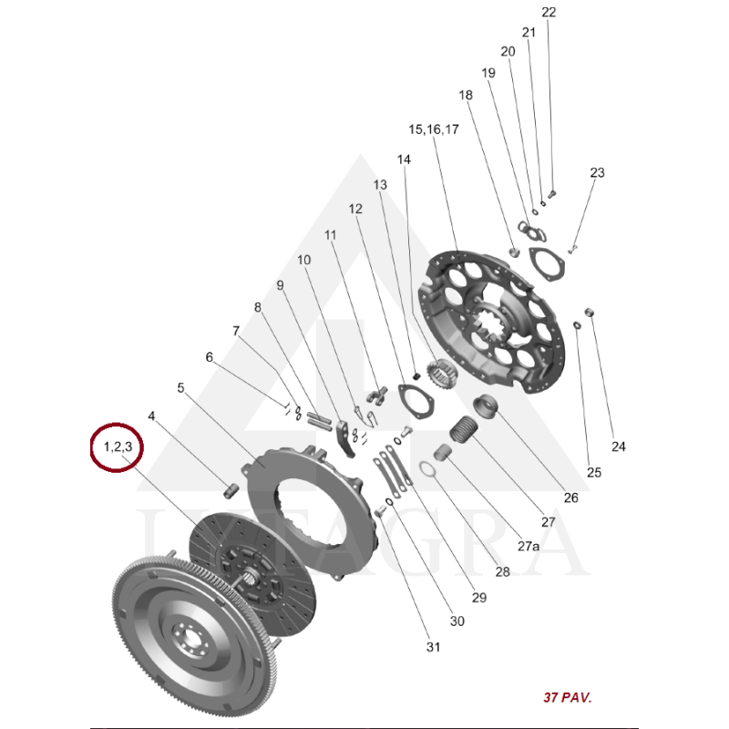 85-1601130-01 SAJŪGA DISKS MTZ