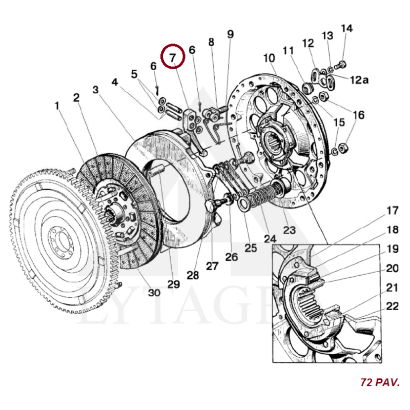 80-1601094 SAJŪGA ĶEPA MTZ