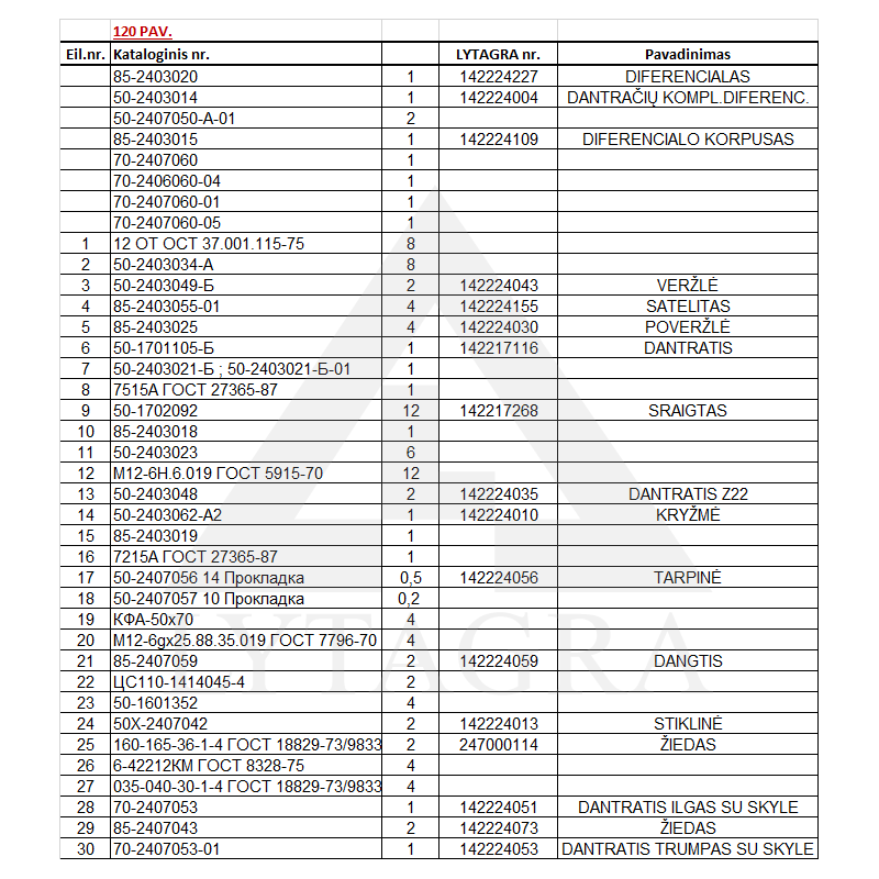 70-2407053 ZOBRATS GARAIS