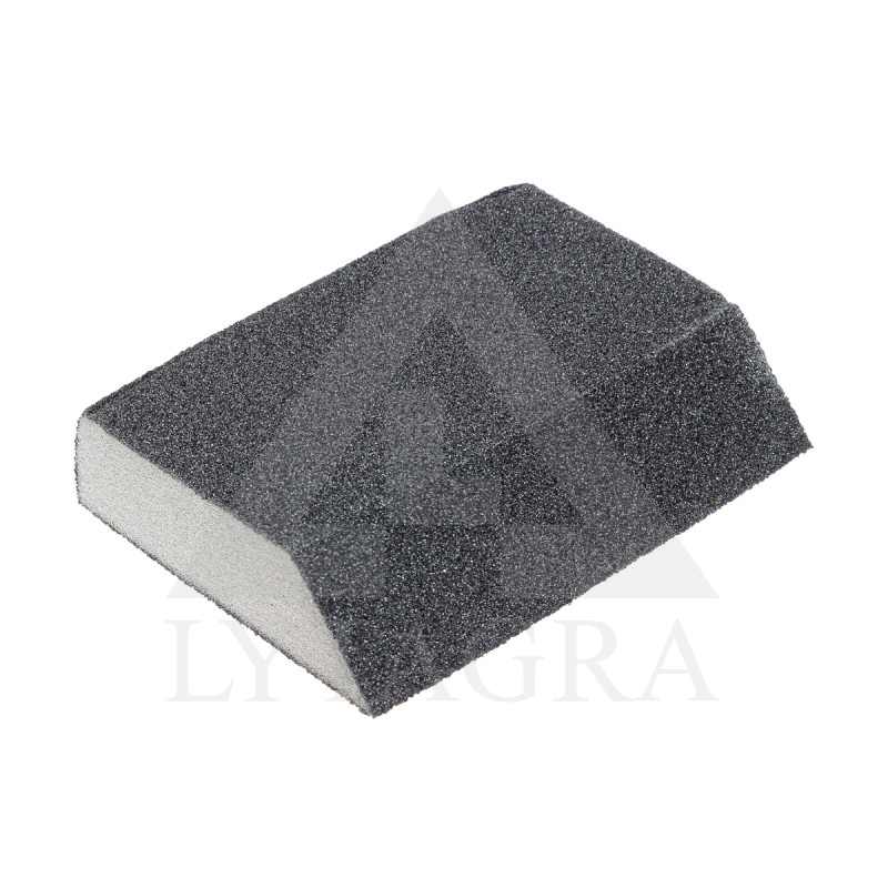 Slīp.sūklis P120 / 125x90x25mm / trapec. / Str