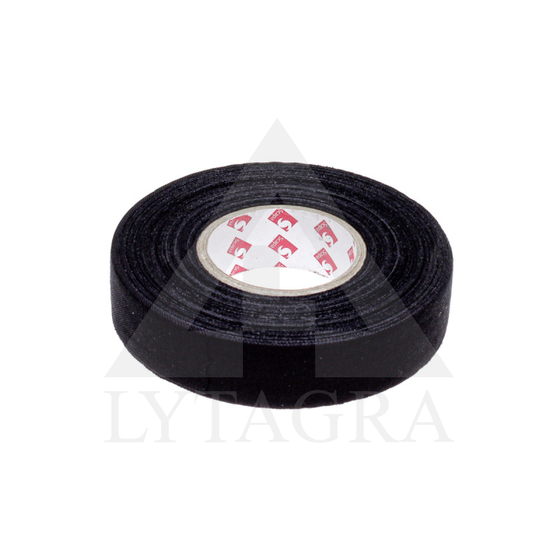 AUDUMA IZOL.LENTA 25MX19MM MELNA
