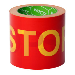 0255003 BRĪDINĀJUMA LENTA STOP 100MMX100M DZELTENA