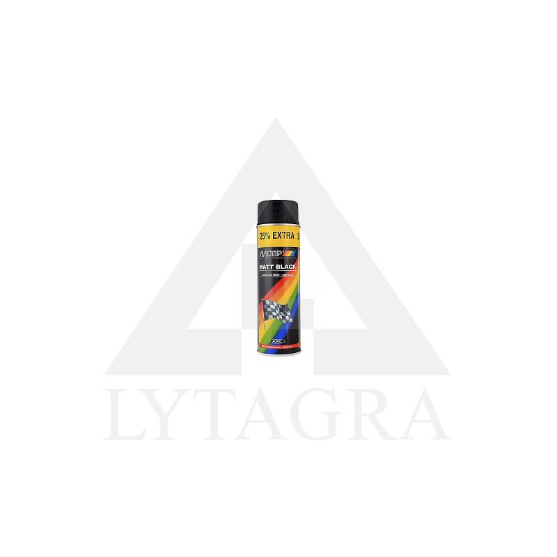 KRĀSA AEROS. MELNA MATĒTA MOTIP 500ML 4006
