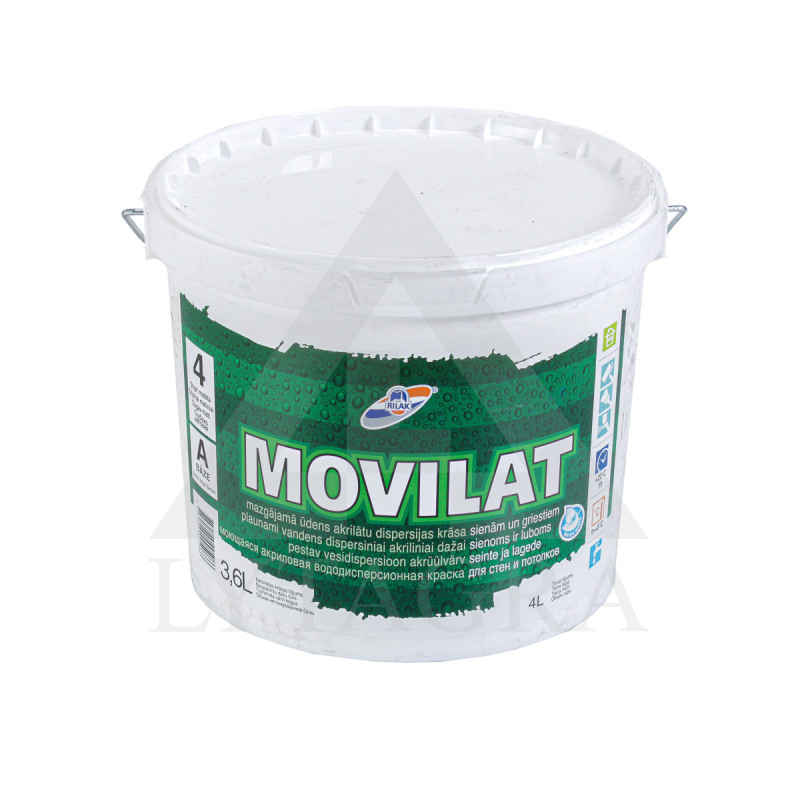 ŪDENS DISPERSIJAS KRĀSA MOVILAT-4(A) 3.6L MAT.