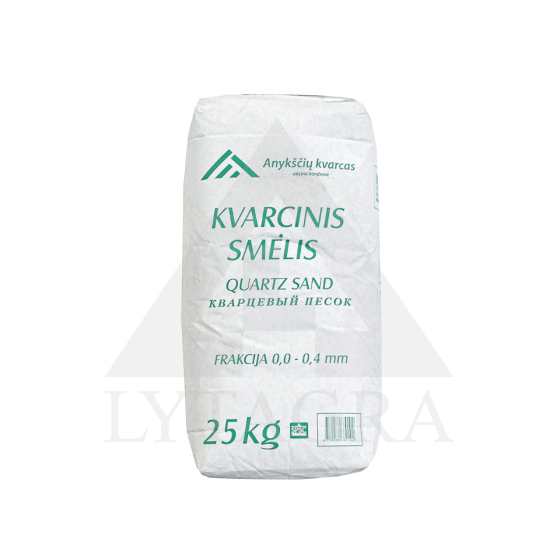 KVARCA SMILTIS 25 KG (0.0-0.4 MM)