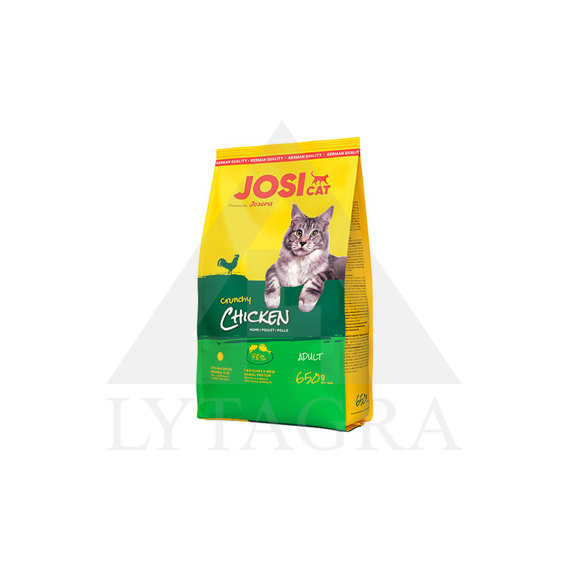 JOS0342 650gBARĪBA KAĶIEM JOSICAT CRUNCHY AR VISTU