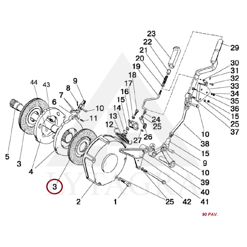 50-3502040 BREMŽU DISKS MTZ MTZ