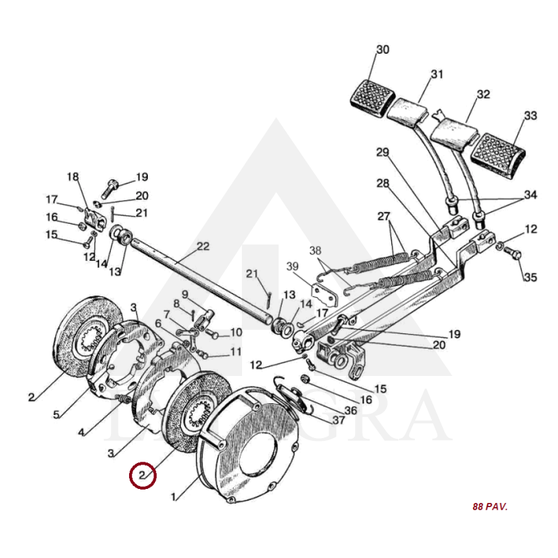 85-3502040-02 BREMŽU DISKS MTZ MTZ
