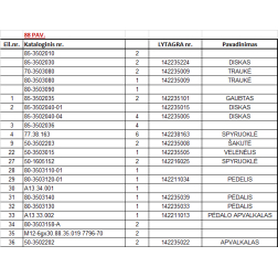 85-3502040-02 BREMŽU DISKS MTZ MTZ