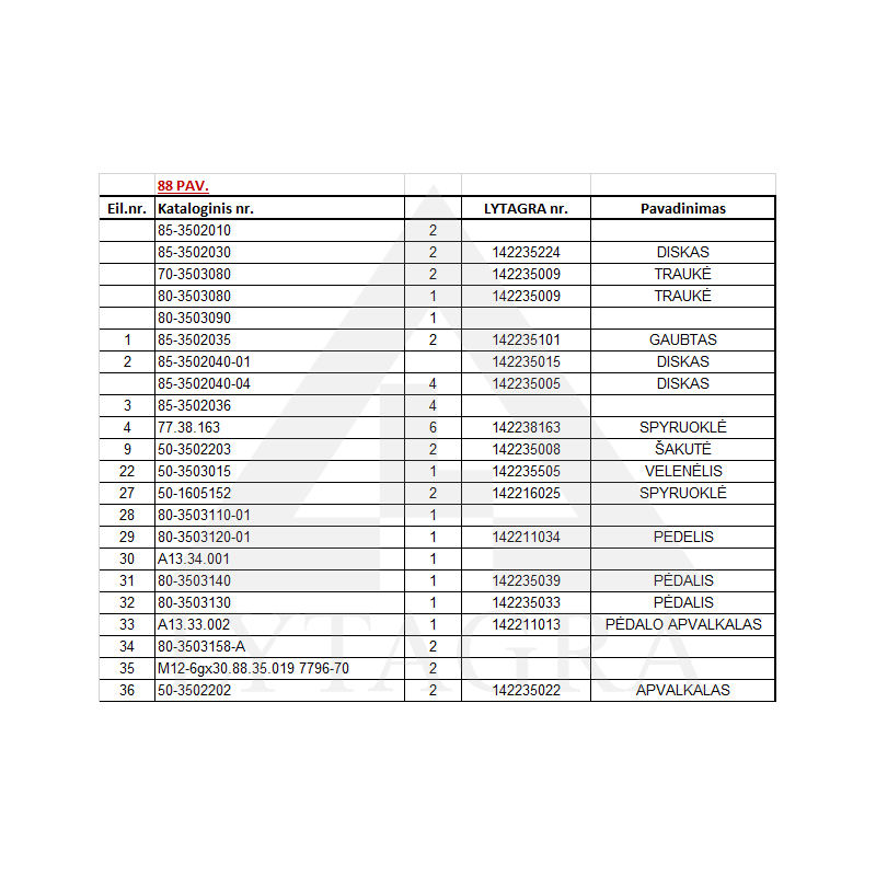 85-3502040-02 BREMŽU DISKS MTZ MTZ