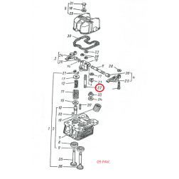 D37-1007188 TAPSKRŪVE GALVAI T-40