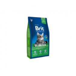 0.3KG KAĶU BARĪBA BRIT PREM/ STERILIZ.