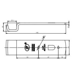 BX ZB-01A / Z-01 BORTA SLĒDZE