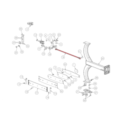 KK067070 STIEPNIS  D22xD22 960MM KVERNELAND