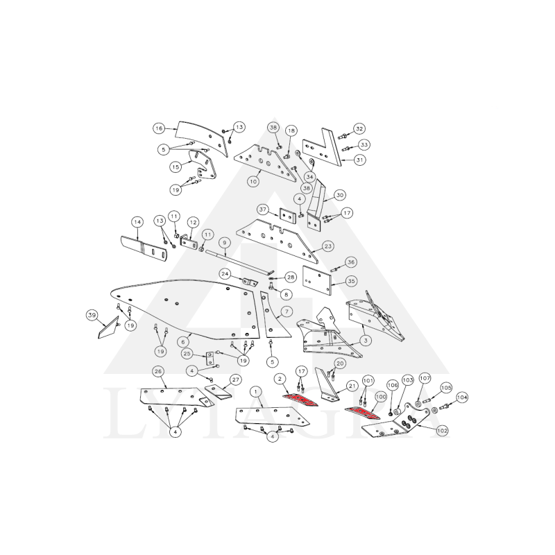 053090 HD KALTS D/ 70X15 / KVERNELAND