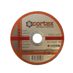 GLO 12778  DAA MET.DISKS 125x1x22.2 SA 46TBF F4