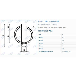 A 10518 / 05901 FIKSATORS  5 MM 5gab.