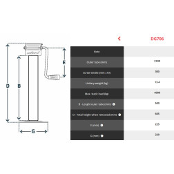 DG706 PIEKAB.DOMKRATS 01084 4T 80X500