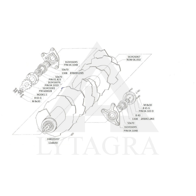 ROM 06.040 RULLIS AUGŠ. ROU-6