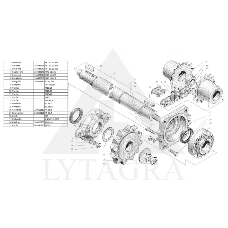PRT 1002608 VĀRPSTA  PRT-10