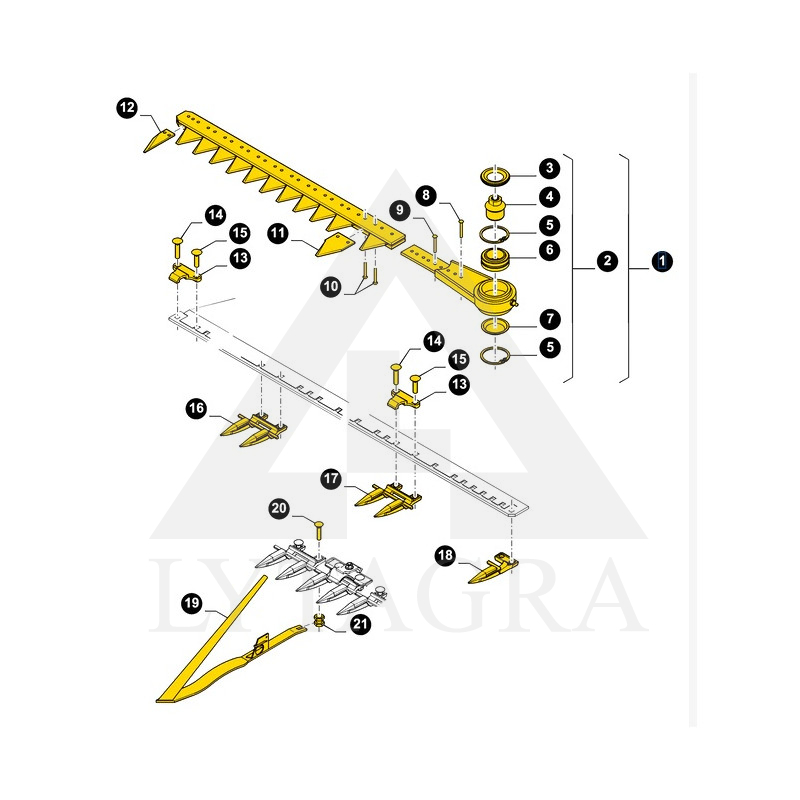 80754066 IZKAPTS KOMP. 6.1 M/NEW HOLLAND/