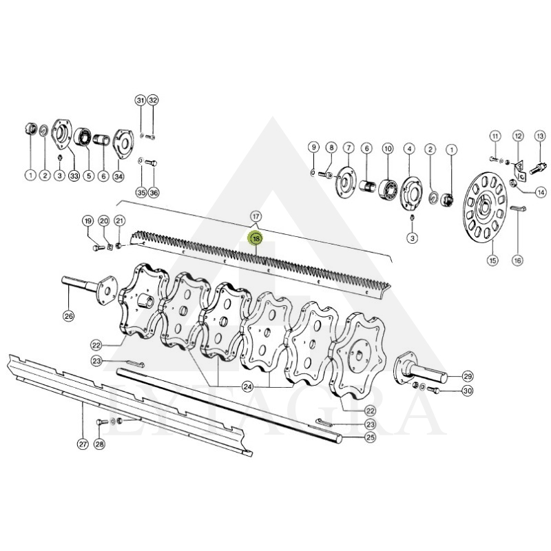 678401/ 1305x6 KOMPL. /6gb/678402/177532/CLAAS/