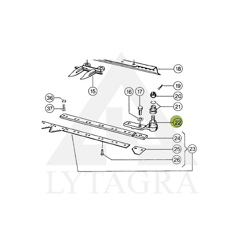 6701200 IZKAPTS ŠARNĪRS /CLAAS/