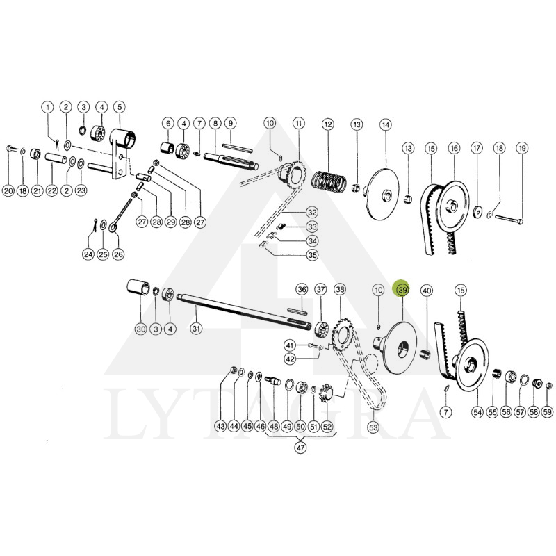 670202.1 VARIATORA PUSDISKS /CLAAS/