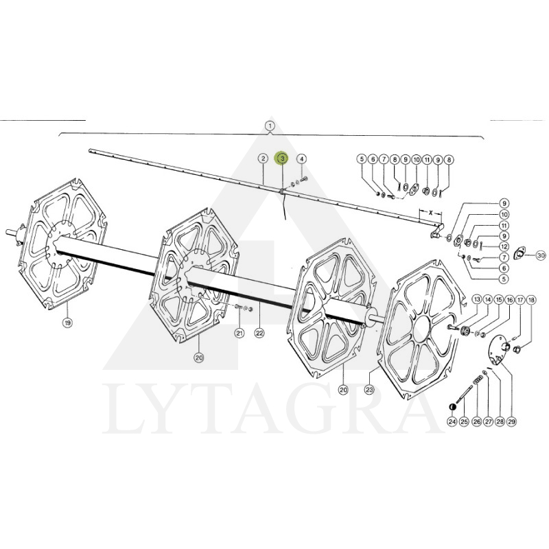 650500 TĪTAVU ZARS  CLAAS