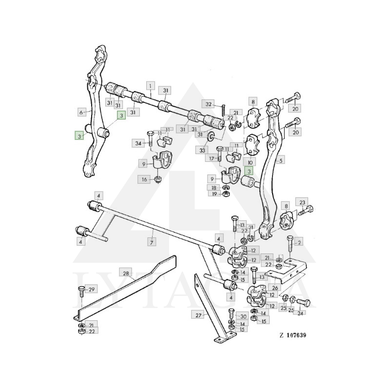 P.49545 GUM. BUKSE/JOHN DEERE//JOHN DEERE/