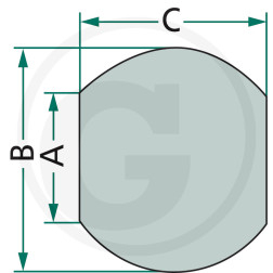 ATBALSTĀBOLS 20011127 56X35X22 /1-2 KAT/