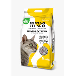 Bentonīta kaķu pakaiši BelaClean CLEAN+ citronu aromāts 10 l