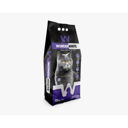 Wonder White dabīgā bentonīta kaķu pakaiši ar lavandas aromātu 10 kg