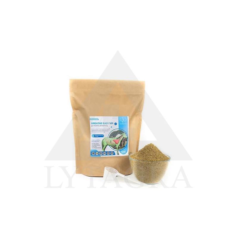 HORSYD BREATHE EASY VIP uztura bagātinātājs zirgiem elpošanas ceļu atbalstam, 2 kg