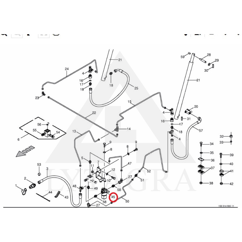 Hidrauliskais filtrs (augstspiediena) 9197300