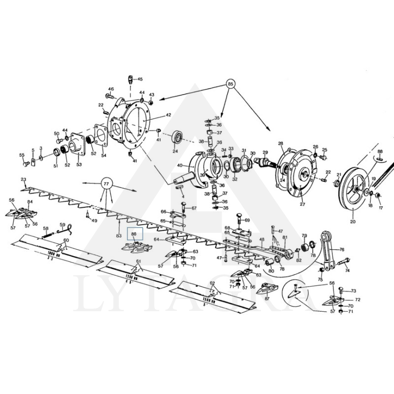 354413/372570 IZKAPTS GALVA KOMPL. NEW HOLLAND