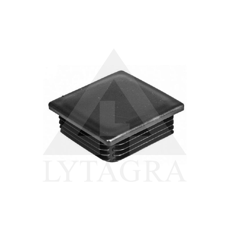 Kvadrātveida vāciņš ZK 25x25 melns ART.307