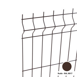 Brūns žoga segments 5.0 (+/-0.2 mm), 1.23x2.5 m