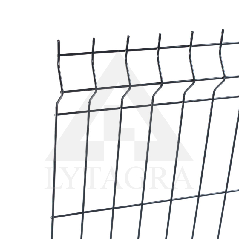Pelēks žoga segments 5.0 (+/-0.2 mm), 1.53x2.5 m
