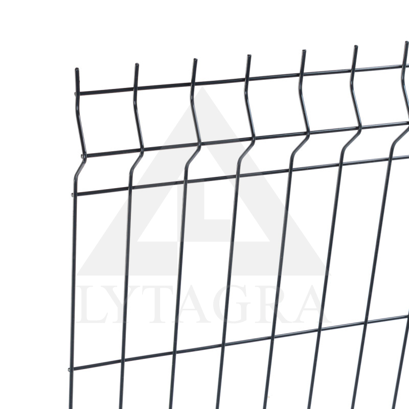 Pelēks žoga segments 4,0 (+/-0,2 mm), 1,23 x 2,5 m
