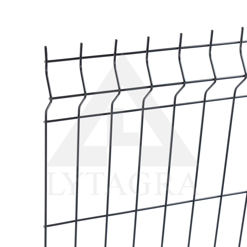 Pelēks žoga segments 4,0 (+/-0,2 mm), 1,53 x 2,5 m