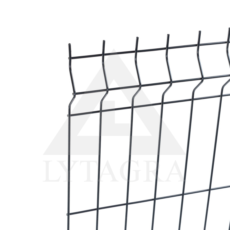 Pelēks žoga segments 4,0 (+/-0,2 mm), 1,73 x 2,5 m