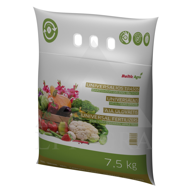UNIVERSĀLAIS DĀRZA MĒSLOJUMS 7,5 KG