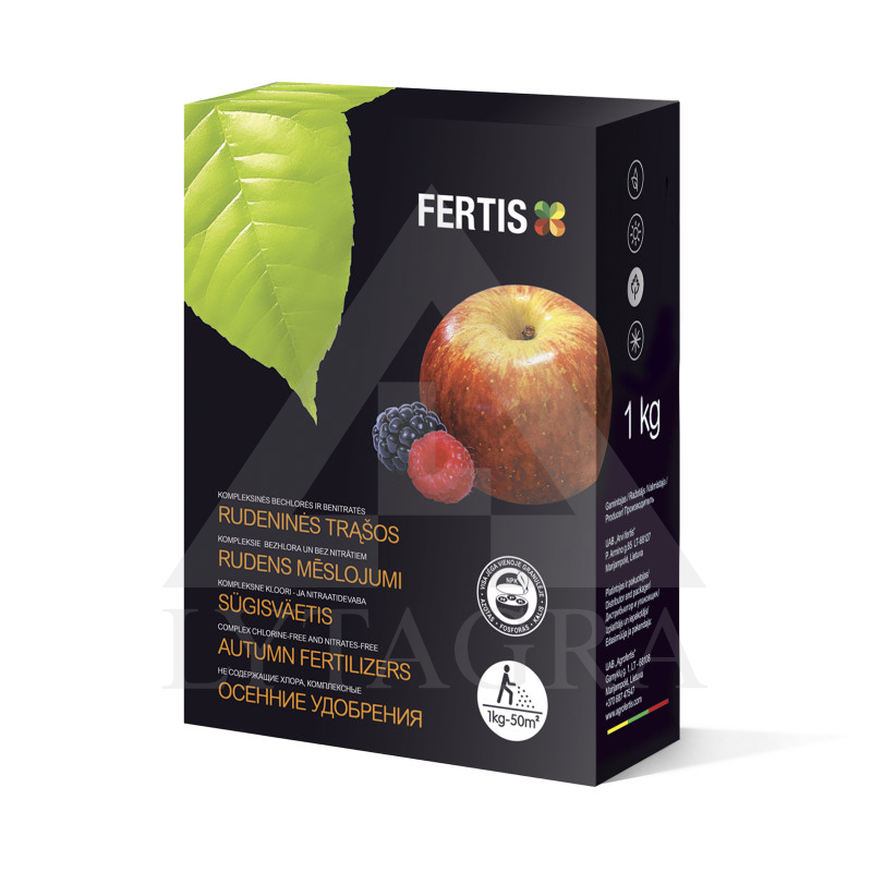 FERTIS rudens kompleksais mēslojums, bez hlora un nitrātiem, 1 kg