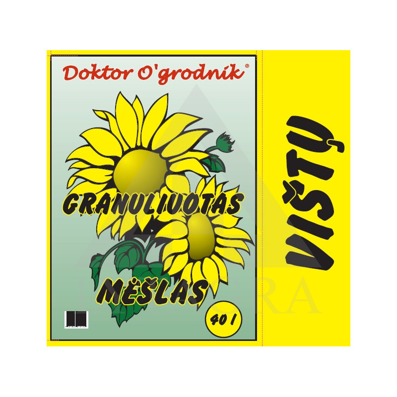 Granulēti vistas mēsli 40l