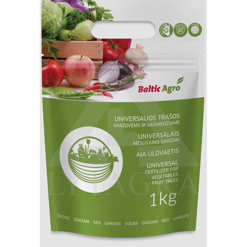 UNIVERSĀLAIS DĀRZA MĒSLOŠANAS LĪDZEKLIS 1KG UNIVERS.GARD.FER.1KG