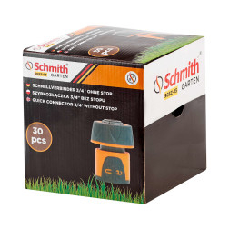 Ātrais savienotājs laistīšanas šļūtenei Schmith SGSZ-05, 3/4"